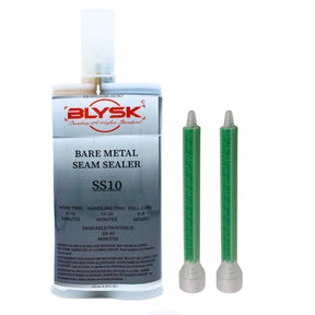 Bare Metal Seam Sealer SS10 – Thick Set,– 200ml / 6.76 fl oz Dual Cartridge with 2 Mixing Nozzles, Corrosion Resistant Adhesive for Metal, Aluminum, Fiberglass & Plastics