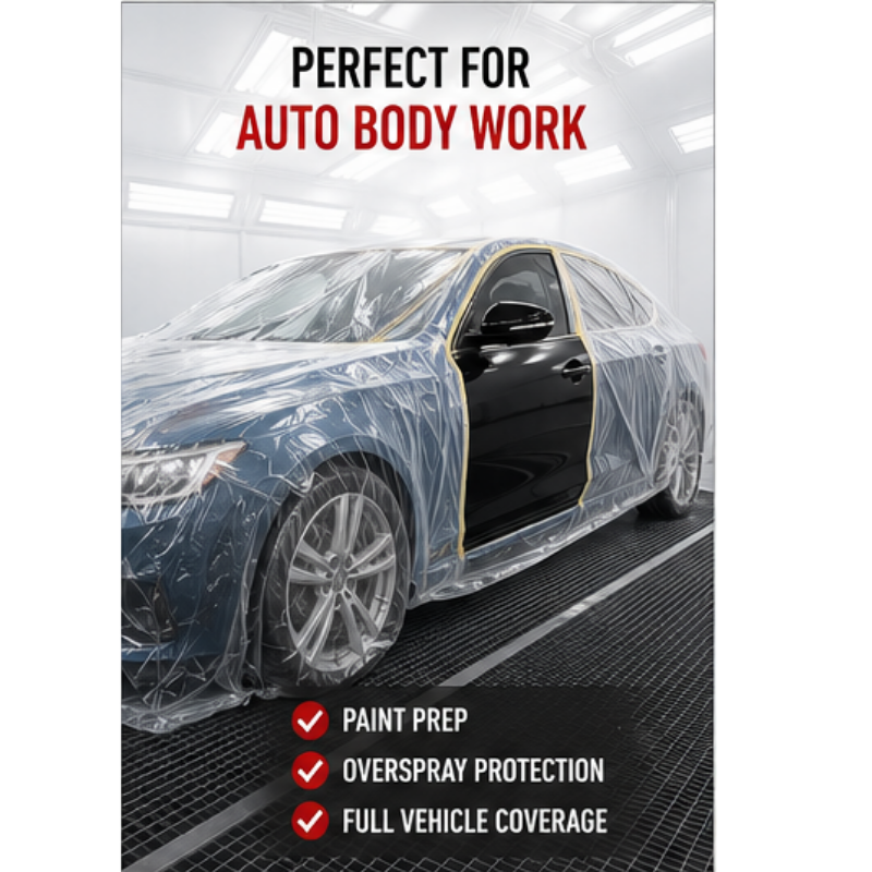 Blysk Automotive Cover Plastic sheeting 16' X 350'