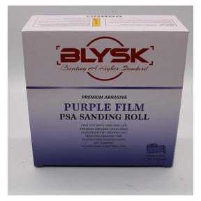 2-3/4" x 25 Yd Purple Film PSA Sanding Roll – 40, 80, 120, 220, 320 Grit – Premium Long-Lasting Abrasive for Wood, Paint, Metal – Clog-Resistant, Fast Cut (40 Grit)
