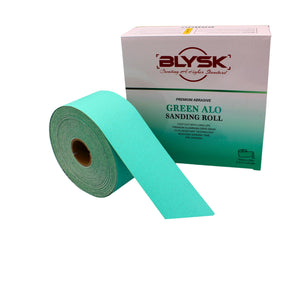 2.75" x 25 Yard Sanding Roll – Hook & Loop Backing, Strong Resin Bond – Clean Sanding for Woodworking, Metal & Automotive – 80/120/180/220/320/400 Grit (80)