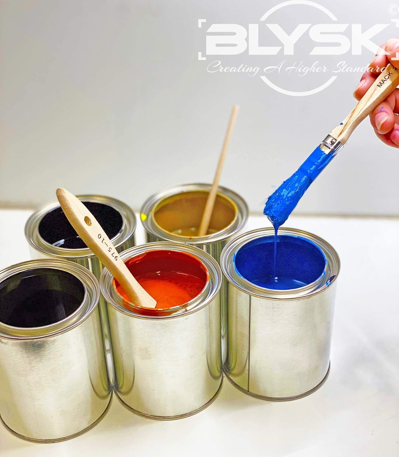 Empty Paint Cans with Lids – Quart/32 oz Unlined Containers for Paint, Solvents, Crafts & DIY, Can opener, Marker and Labels included 50 Pack