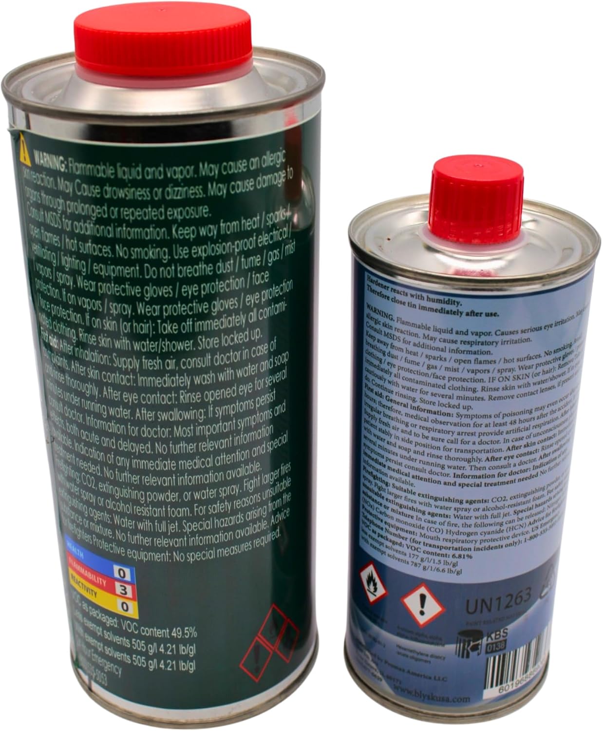 PCM55 Premium Matte Clearcoat Kit 475 2K Hardener – Low Gloss Finish – 2:1 Mixing Ratio – Durable Urethane Topcoat for Automotive Refinishing.