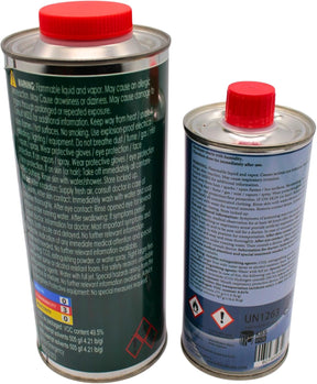 PCM55 Premium Matte Clearcoat Kit 475 2K Hardener – Low Gloss Finish – 2:1 Mixing Ratio – Durable Urethane Topcoat for Automotive Refinishing.