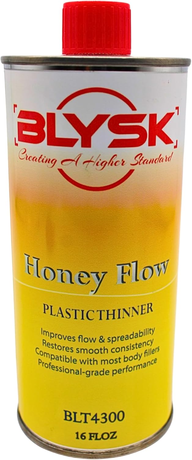 Honey Flow Professional Plastic Thinner, 16 FL OZ, BLT4300, Improves Flow and Spreadability