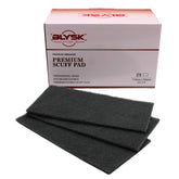 Non-Woven Abrasive Scuff Pads, 4.5 x 9 Inch, Surface Prep & Finishing, 25 Pack (Gray)