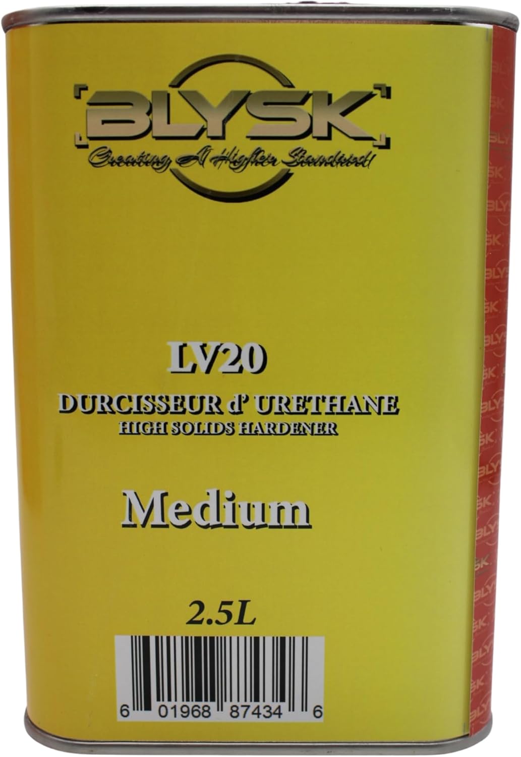 Blysk KT66 Mirror Clear Coat – 2K HS Automotive Clear, High Gloss, 2.1 VOC, 5L (Hardener Options Available) (LV20 Medium Hardener)