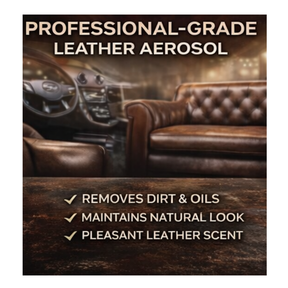 Blysk Leather Mink Cleaner Aerosol 15 oz (R339) – Interior & Upholstery Spray for Seats, Dashboard & Trim