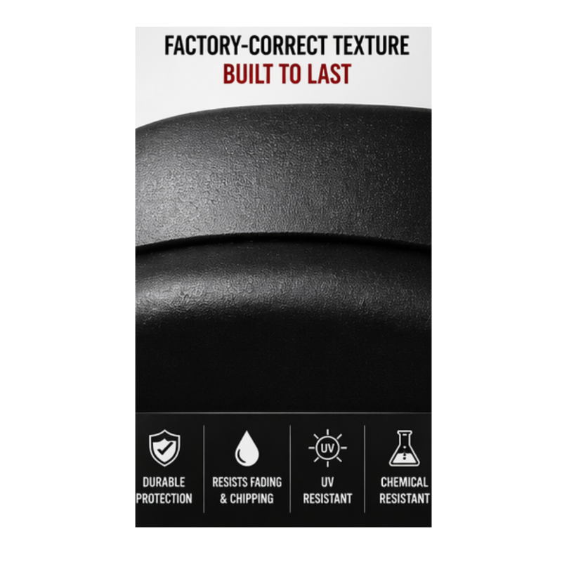 Ultra Fine Black Texture Coat U270 – Paintable Chip Guard Spray for Automotive Bumpers, Rocker Panels & Trim – Fast-Drying, Durable Protective Finish 16 oz