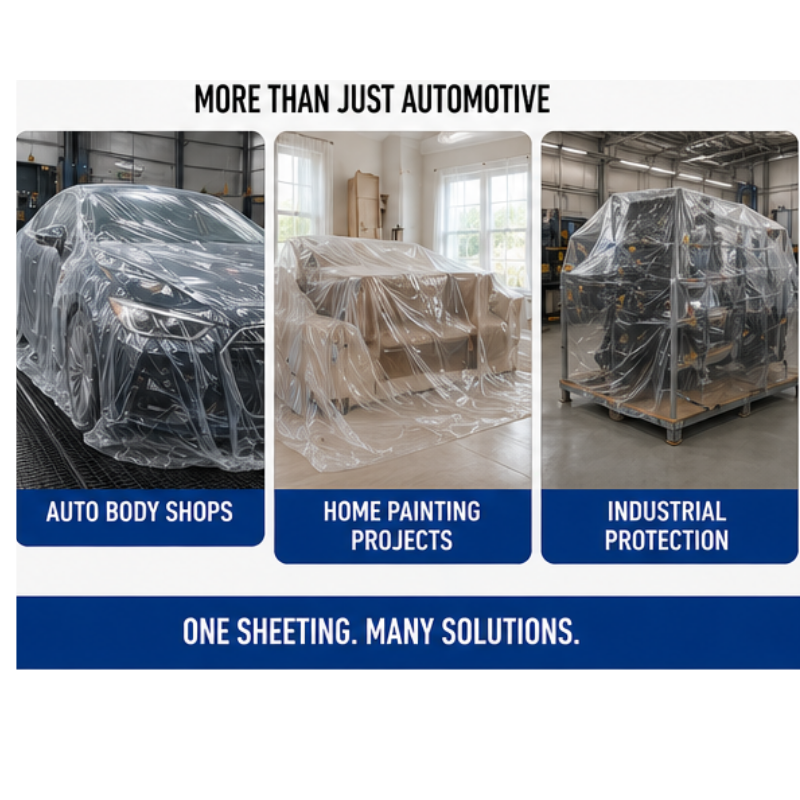 Blysk Automotive Cover Plastic sheeting 16' X 350'