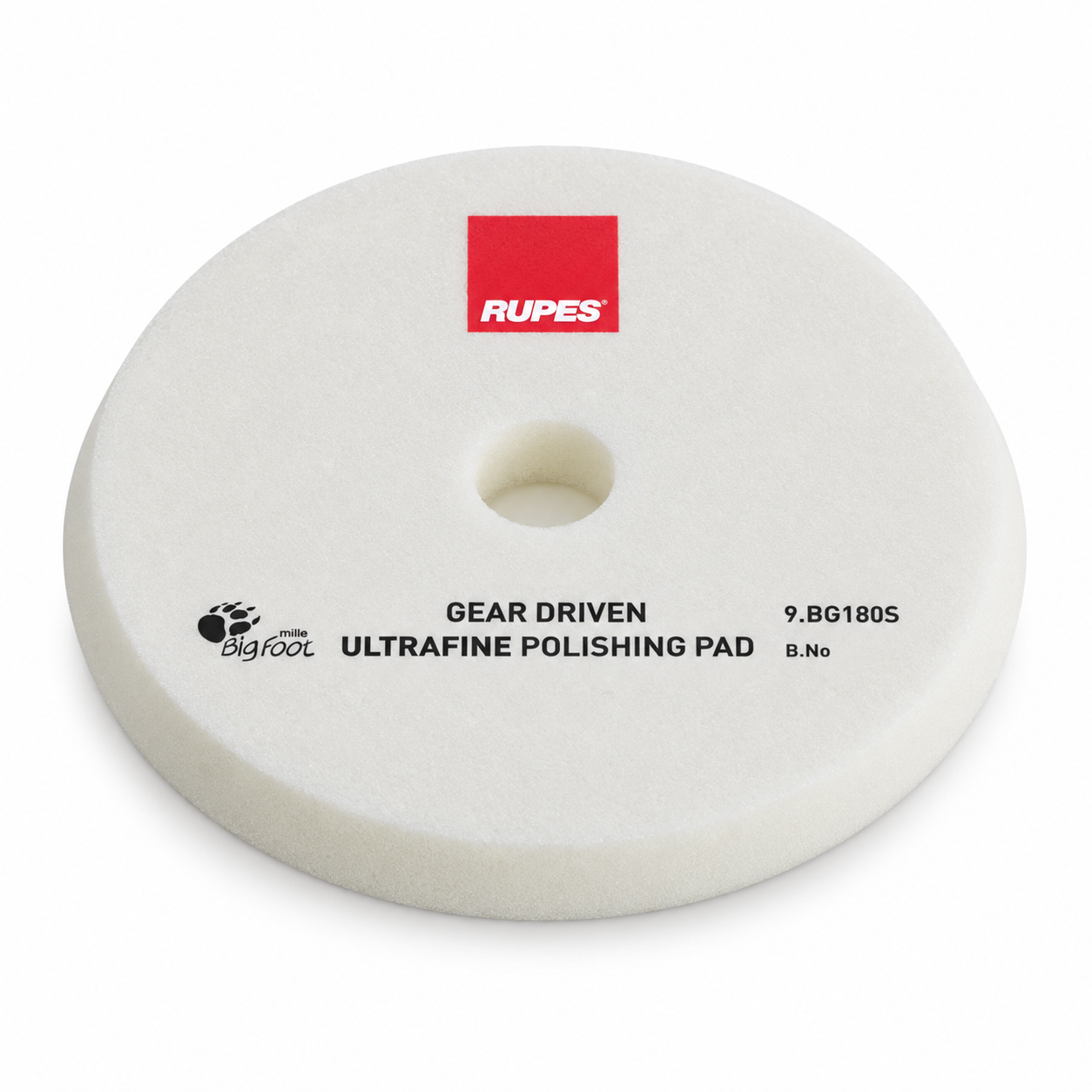 RUPES Mille Ultra Fine Foam Pads 165mm, 2-Pack – 9.BG180S/2