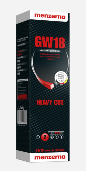 Heavy Cut Solid Compound GW18 – Fast Scratch Removal for Plastics & Painted Surfaces