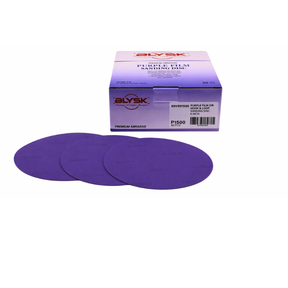 BLYSK Premium Purple Zirconia Sanding Discs 6", High Performance, Long Life, Clog-Resistant, Fits DA & Orbital Sanders, 50-Pack, Available in PSA and Hook & Loop