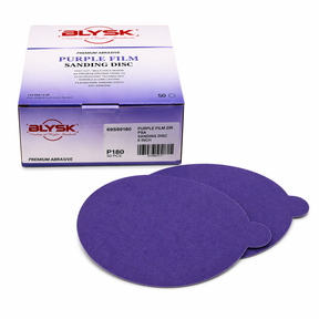 BLYSK Premium Purple Zirconia Sanding Discs 6", High Performance, Long Life, Clog-Resistant, Fits DA & Orbital Sanders, 50-Pack, Available in PSA and Hook & Loop