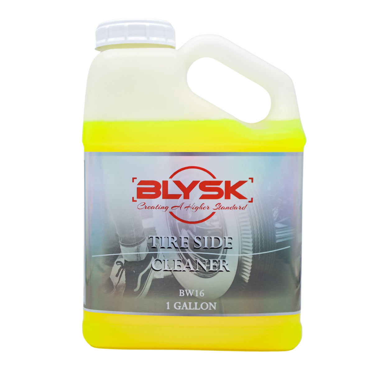 BLYSK Tire Side Cleaner (BW16) is a highly concentrated tire cleaner. - Maazzo