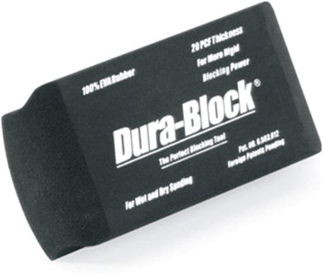 Dura-Block AF4412 Black 1/3-Radius Sanding Block - Maazzo