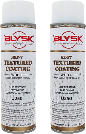 BLYSK Heavy Textured Coating White (U250) 15oz. - Paintable Chip Guard - Maazzo