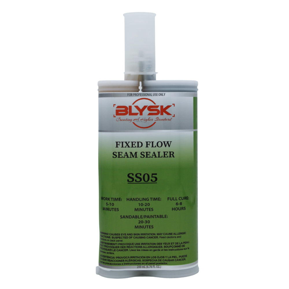 BLYSK Fixed Flow Seam Sealer Gray SS05, Semi-Flexible, Adhesion to Bare Metal - Maazzo