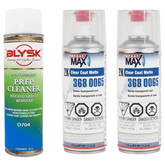 Blysk-Bundle-(2) Spray Max 2K Clear Matte, Develop for The Small Damage Repair -Blysk Prep Cleaner, Wax and Grease Remover - Maazzo