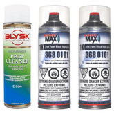 Blysk Bundle– (2) Spray Max 1K Trim Paint Black High Gloss for Topcoat Paint Jobs-Blysk Prep Cleaner, Wax and Grease Remover, for Water-Based and Solvent Paint - Maazzo