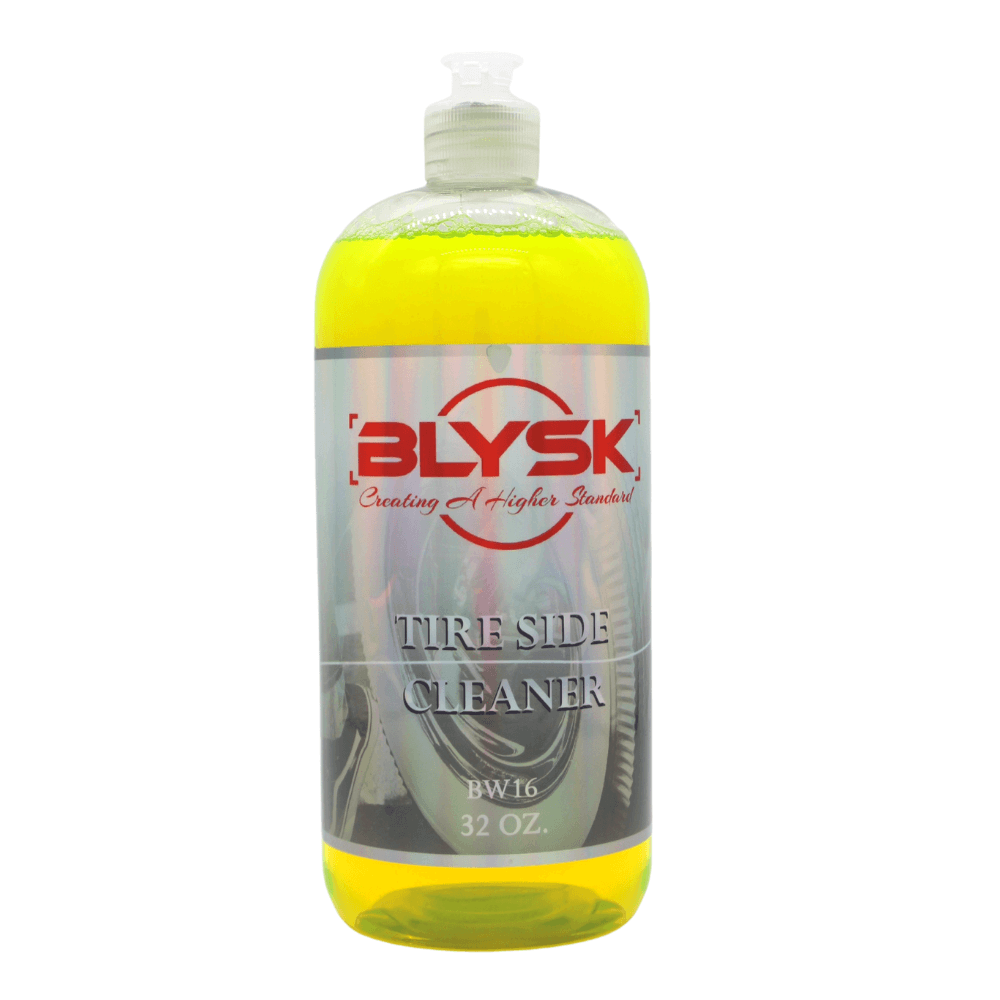 BLYSK Tire Side Cleaner (BW 16) is a highly concentrated tire cleaner. - Maazzo