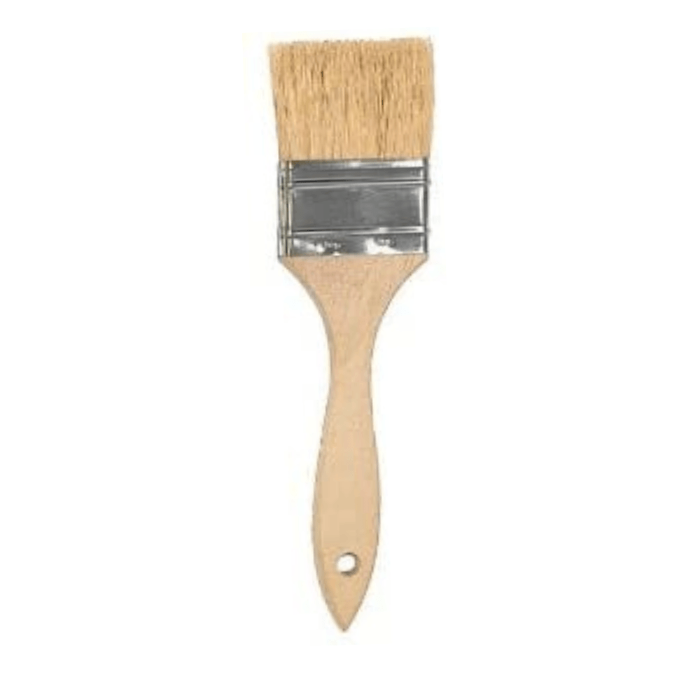 BLYSK Brush 232 1 1/2" White Bristles Low-Cost Paint or Chip Brushes - Maazzo