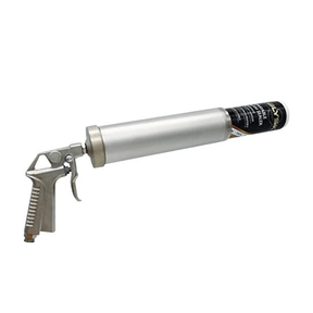 Ani Pneumatic Caulking Gun & BLYSK Seam Sealer (A/525) – 310ml/10oz, Caulk Gun, Anti Drip, Air Powered Caulk Gun – Includes Sprayable Seam Sealer & Air Regulator Pressure Gauge (Tan, Grey, Black). - Maazzo