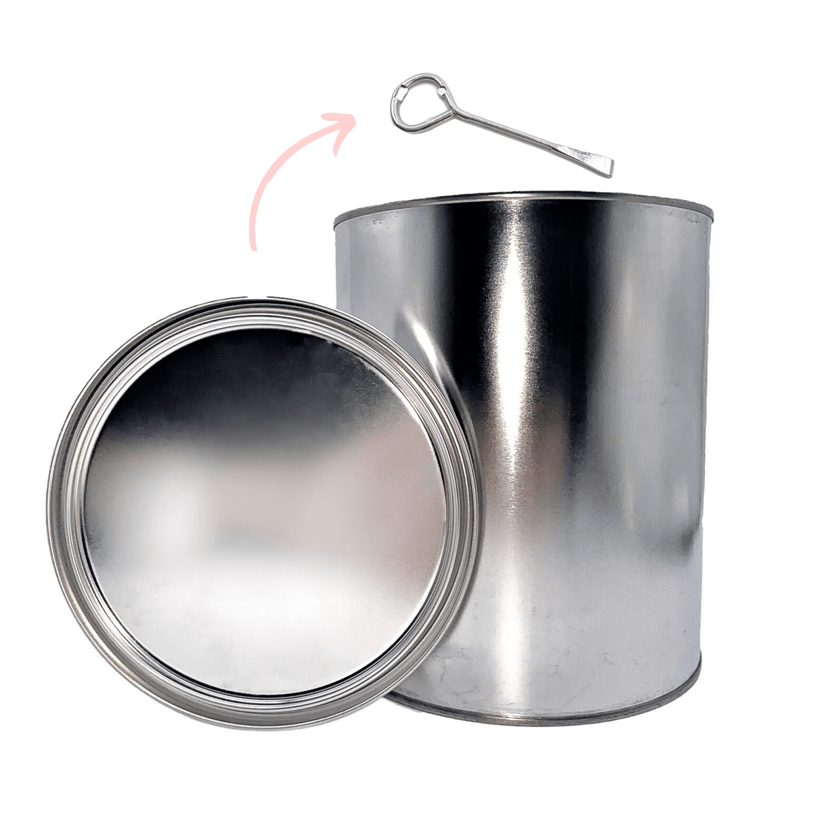 Blysk Empty Metal Gallon Size Cans - Maazzo