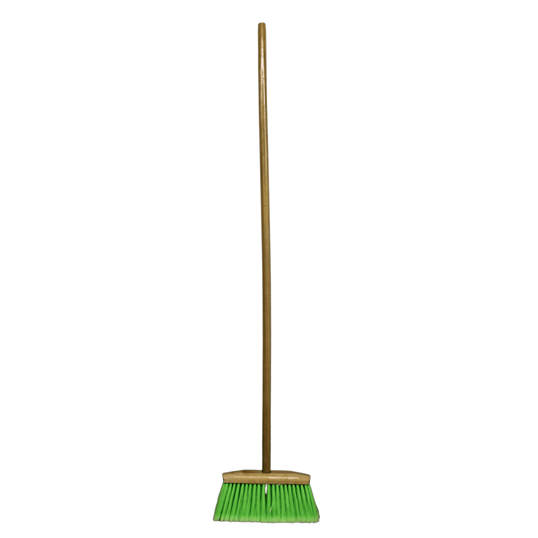 BLYSK Indoor/Outdoor Heavy Duty Wooden Broom Brush, Sweeper, Head Replacement Soft bristles, Great use for Home, Kitchen, Room, Office, Patio, Deck Floor - Maazzo