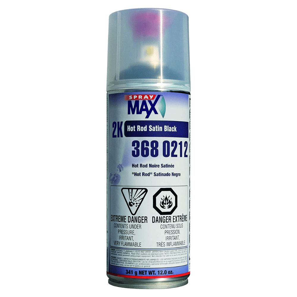 Spray Max 2K Hot Rod Satin Black - Maazzo