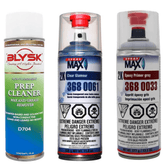 Blysk Bundle-Spray Max 2K Clear Glamour -2K Spray Max Epoxy Timer Gray- Blysk Prep Cleaner, Wax and Grease Remover - Maazzo