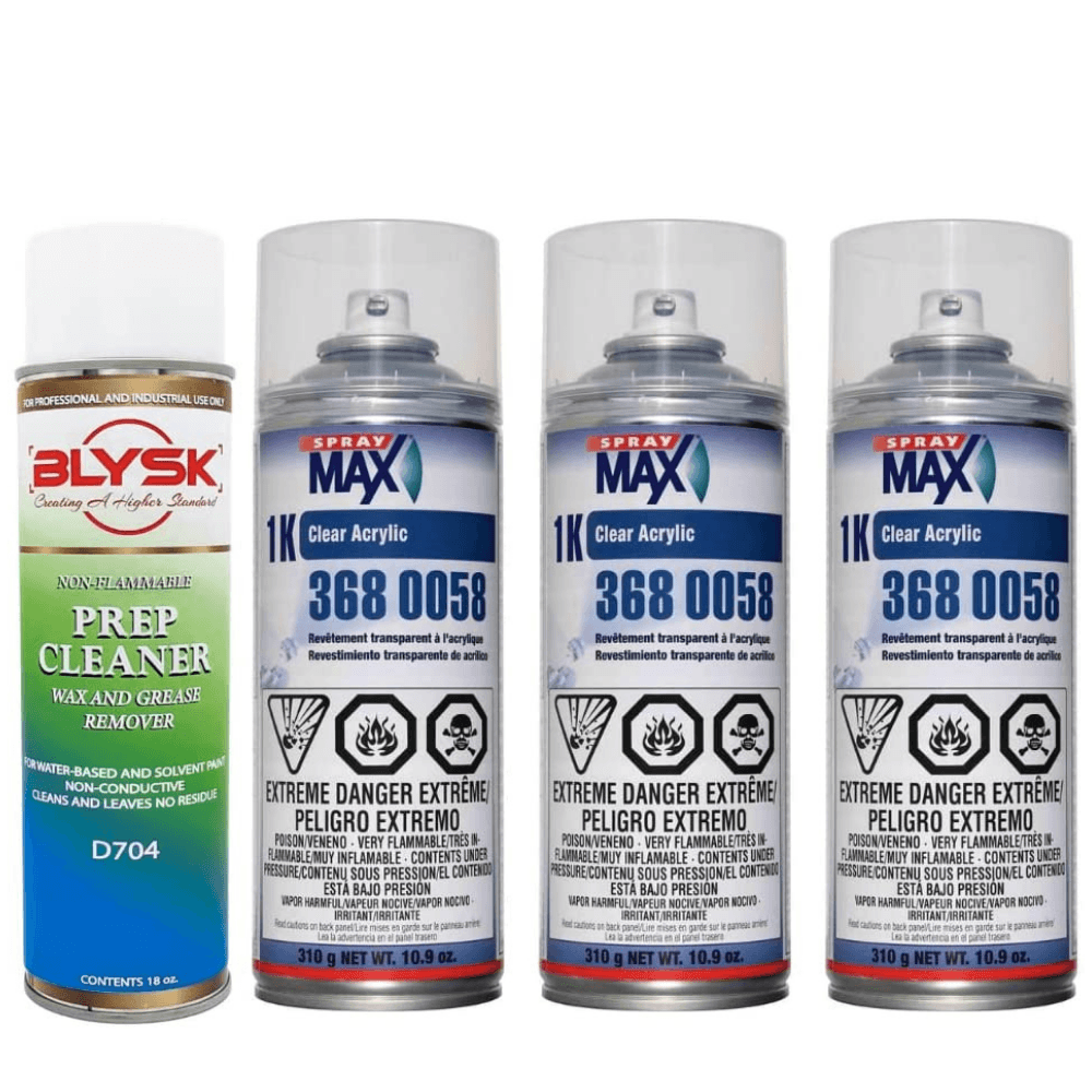 Spray Max USC 2K High Gloss Clearcoat Aerosol (2 Pack)