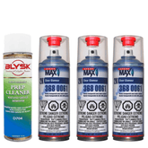Blysk Bundle-(3) Spray Max 2K Clear Glamour -Blysk Prep Cleaner for water-based and solvent paint - Maazzo