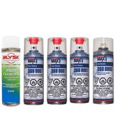Blysk-Bundle Spray Max 2K Clear Glamour -Spray Max 1K Spot Blender is a special product for homogenous paint transitions-Blysk Prep Cleaner for water-based and solvent paint - Maazzo