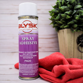 BLYSK Spray Adhesive 13oz - Permanent or Temporary Bonding, Waterproof - Maazzo